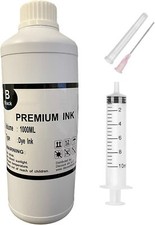 Large Black Refill Ink All HP Canon Epson Lexmark Brother Dell cartridge 1000ml picture