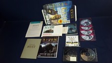 Lot MYST III Exile Riven CD Game Set Manual Box Strategy Guide Journal VG picture