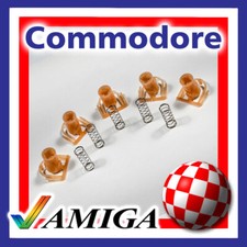5 PCS COMMODORE AMIGA A500 KEYBOARD REPLACEMENT - SAMSUNG PLUNGERS with SPRINGS picture