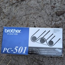 Brother PC-501 Printing Cartridge Printer Ink for FAX-575 New Authentic picture