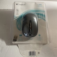 Logitech M185 Compact Wireless Mouse - Swift Grey (910-002225) Wear On Package* picture