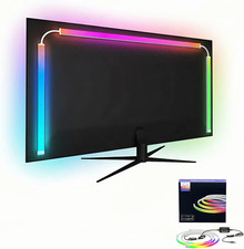 27 Inch Monitor Backlight - Immersive LED Strip with Screen Mirror Sync - PC and picture