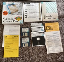 VTG Power Up Calendar Creator Plus Version 5.0 for MS-DOS Software Vintage PC picture