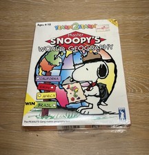 1995 Rare PEANUTS Snoopy Yearn 2 Learn Master Snoopy's World Geography SEALED picture