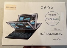 YEKBEE TYPECASE 360X WIRELESS KEYBOARD CASE FOR IPAD 9.7” Rose Gold picture