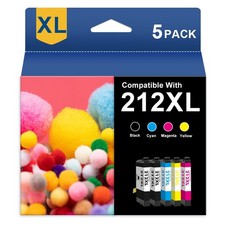 5PACK 212XL Ink replacement for Epson 212 XL Workforce WF-2830 XP-4105 Printer picture