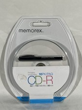 Memorex 10 Pack Beach CD-R 52X 700MB 80min Recordable CD-R SEALED w/ CD Marker picture