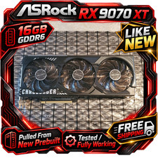 ASRock Radeon RX 9070 XT 16GB GDDR6 GPU - Pulled From New Prebuilt 🔥 picture