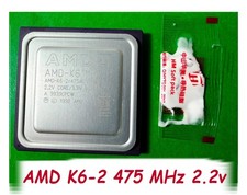 AMD K6-2 475MHz 2.2v✔️Super Socket 7 CPU✔️Vintage✔️Gaming✔️K6-2/475AFX✔️✔️ RARE picture