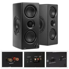 Pair 100W Active Powered Computer Speakers Bluetooth Desktop PC Laptop AptX HD picture