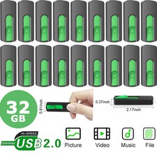 Bulk Sale USB 2.0 32GB 20PCS Retractable Style USB Flash Drive USB Memory Stick picture
