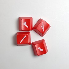 4PCS Keycaps ABS OEM R4 Key Caps Backlit Keycap Key Caps for Cherry MX Keyboard picture