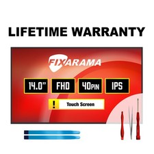 BOE NV140FHM-T0A Touch Screen FHD 40pin IPS Matte LCD + Tools GRADE A+ FIXARAMA picture