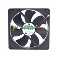 1PC new XINRUILIAN Fan RDL1225B-1 DC12V 0.18A 12025 120*25MM 2 wire cooling fan picture