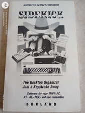 1985 BORLAND SIDEKICK PC/COMPUTER USER'S HANDBOOK (GUIDE) PB/PAPERBACK BOOK picture
