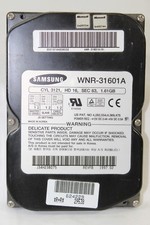 Samsung WNR-31601A 1.61GB Tower Computer Hard Drive Vintage HDD ** TESTED picture