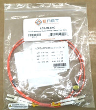 ENET MultiMode LC/LC Duplex Fibre Patch Cable 1 meter LC2-1M-ENC ✅❤️️ Brand New picture