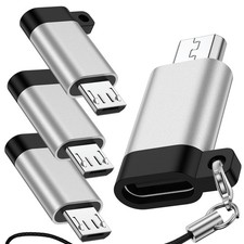 USB C to Micro USB Adapter, 4-Pack Type C Female to Micro USB Male Convert picture