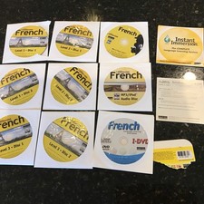 Instant Immersion French Levels 1,2,3 + Language Learning Software win/mac picture