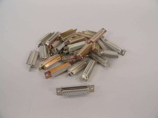 DB25 D-Sub Serial Port 25 Pin Solder Connectors Female White - LOT OF 30 picture