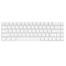Minimalist White Blank Keycaps 68 Key Original Profile For Mechanical Keyboards picture