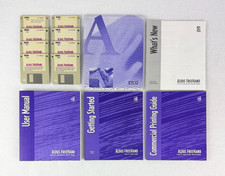 Aldus FreeHand 4.0a Macintosh Vintage Software Complete 8 Disk Set w/ Manuals picture