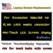 15.6'' for HP 2000-2D25TU HD 40 Pins Laptop Screen Replacement LCD LED Display picture