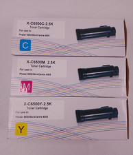 3-Pack Color Toner Set Compatible for Xerox Phaser 6500 WorkCentre 6505 Y M C picture
