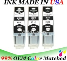 PGI-270XL Black Ink Cartridges fit for Canon PIXMA TS6020 TS8020 TS9020 PGBK picture