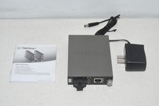 ^ TRENDnet TFC-110S15 100Base-TX 100Base-FX Single Mode Fiber Converter #X8470 picture