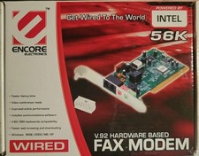 Retail NEW PCI 56K/V.92 FAX Modem Powered by INTEL, 56K/V.92 PCI 56K FAX/Modem picture