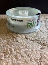 Fujifilm DVD-RW 15 Pack Spindle Blank Rewritable Discs 4.7GB 120 Min New Sealed picture