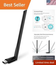 Compact TP-Link AC600 WiFi Adapter with High Gain Antenna for Fast Connections picture