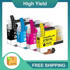 LC501XL Ink Cartridges for Brother MFC-J1260DW MFC-J1360DW J1410DW LC501 XL LOT picture
