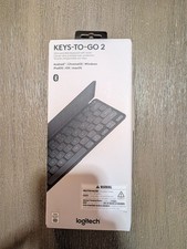 Logitech Keys-To-Go 2 Portable Bluetooth Keyboard with Built-in Cover Graphite picture