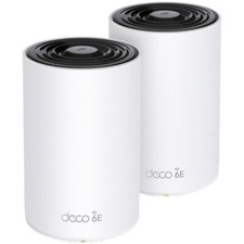 TP-LINK Deco XE75 AXE5400 Wi-Fi 6E Router Mesh System - White (2-Pack) picture