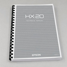 Epson HX20 vintage computer technical manual picture