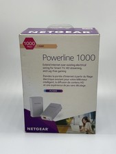 NETGEAR Powerline 1000 Mbps PL1000 Ethernet Adapter Kit 2-Pack New Open Box picture