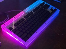 Custom Mechanical Keyboard PROTOZOA STRATA TKL Hotswap/RGB/GEON Black/DSA Blanks picture