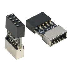 2x Mainboard USB2.0 9Pin to Type E Converter Adapter for Extending USB C Ports picture