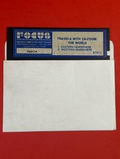Focus Travels With Za-Zoom The World  / Apple II Home Computer Software picture