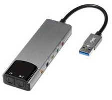 PC USB 5.1 Channel Virtual Surround Sound Card w/ Digital Optical Audio Input picture