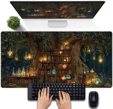 Desk Mat Large Mouse Pad Magical Tree 31.5