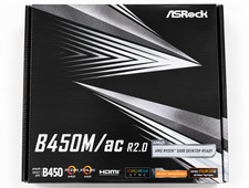 ASRock B450M/ac R2.0 AM4 Micro ATX Motherboard WiFi ***NO I/O SHIELD*** picture