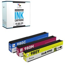 CMYi Compatible Black Color Ink Cartridges Lot fits HP 980 for OfficeJet picture