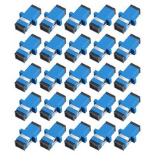 -25pcs SC to SC Fiber Optical Coupler SC-SC UPC Singlemode (SM) Simplex Fiber... picture
