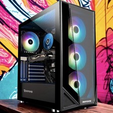 Custom Build ARGB Desktop i7 PC 32 GB RAM 2TB SSD RTX 5060 Win11 GAMING READY picture