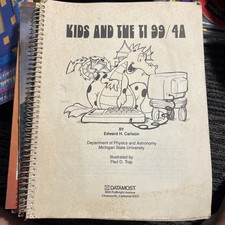 Kids And The TI 99/4A CARLSON - Programming Book Magazine Vintage 1982 picture