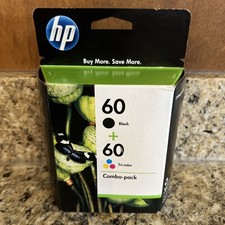 HP Combo Pack 2 HP Ink Cartridges Black & Tri-Color Exp. Nov 2011 Pre-owned New picture