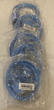 Cisco Sata OEM 72-3383-01 Router Console Cables 6' Blue Lot of 5 picture